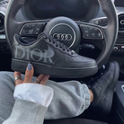 Black Dior Custom Air Force 1-shecustomize