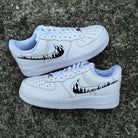 Black Flame Custom Air Force 1-shecustomize