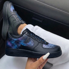 Black Galaxy Honeycomb Custom Air Force 1-shecustomize