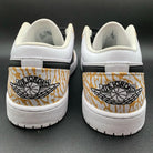 Black Gold Crackle GG Custom Air Jordan 1-shecustomize
