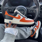 Black Orange Custom Air Force 1