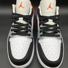 Black Orange Gray Custom Air Jordan 1-shecustomize