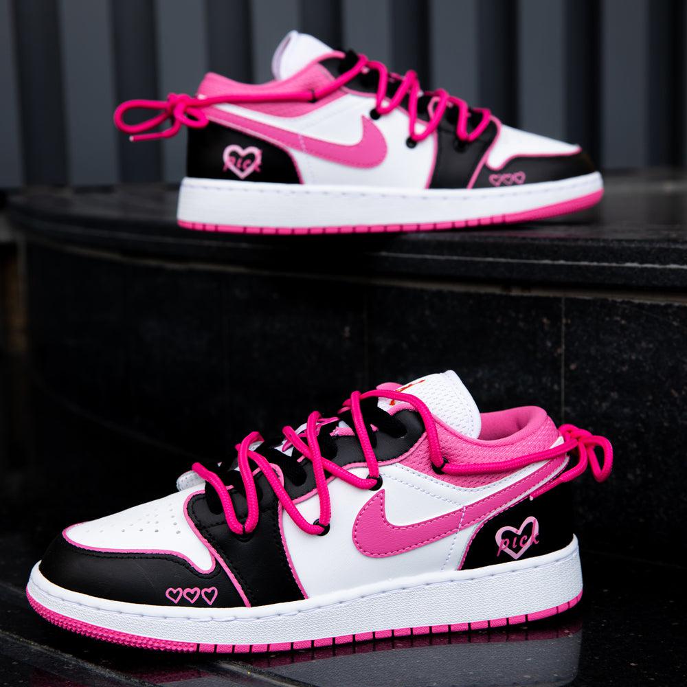 Black Pink Nike Dunk Custom Shoes Sneakers-shecustomize
