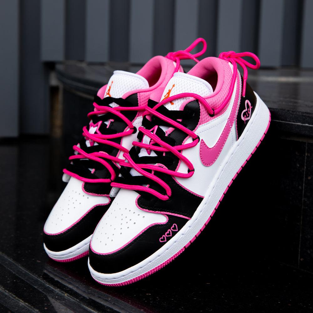 Black white pink nike shoes Clearance