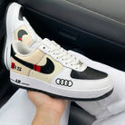 Black Red Beige Audi RS GG Custom Air Force 1-shecustomize