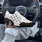 Black Red LV Logo Custom Air Force 1 Shadow-shecustomize