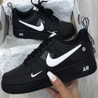 Black White Custom Air Force 1-shecustomize