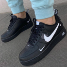 Black White Custom Air Force 1-shecustomize