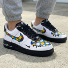 Black White Puzzle - Pattern Custom Air Force 1-shecustomize