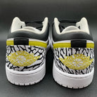 Black Yellow Crackle Custom Air Jordan 1-shecustomize