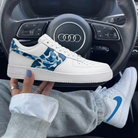 Blue Camo Custom Air Force 1-shecustomize