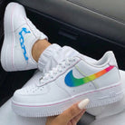 Blue Cloud Rainbow Custom Air Force 1-shecustomize