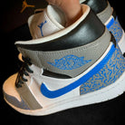 Blue Crackle Pattern Custom Air Jordan 1-shecustomize