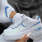 Blue Custom Air Force 1 Shadow-shecustomize