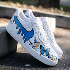 Blue Drip Butterfly Custom Air Force 1-shecustomize