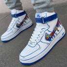Blue Dripping - Paint Custom Air Force 1-shecustomize