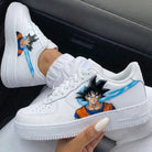 Blue Orange Dragon Ball Goku Custom Air Force 1-shecustomize
