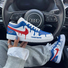 Blue Red Drip Buffalo Bills Custom Air Jordan 1-shecustomize