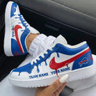 Blue Red Drip Buffalo Bills Custom Air Jordan 1-shecustomize