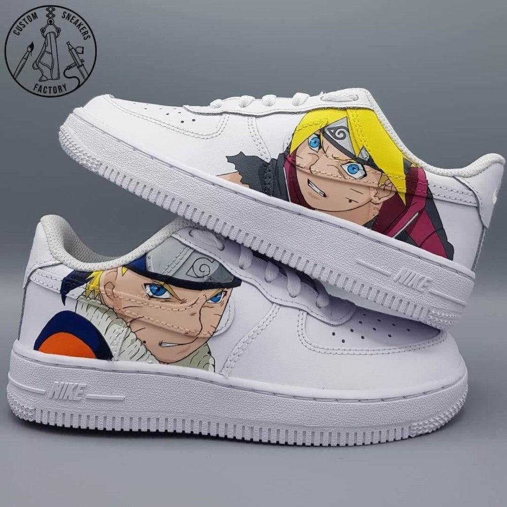 Naruto and Boruto Amine Custom Air Force 1-shecustomize