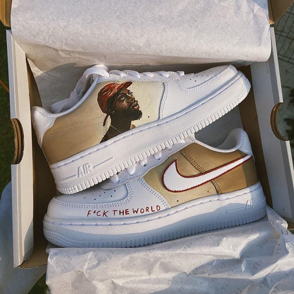 Brent Faiyaz Custom Air Force 1-shecustomize
