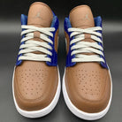 Brown Blue Custom Air Jordan 1-shecustomize