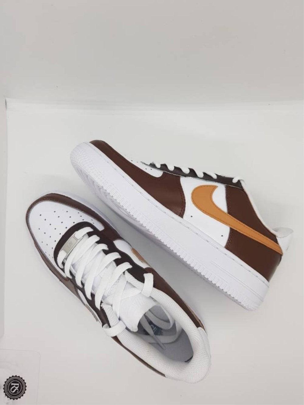 Brown Custom Air Force 1-shecustomize
