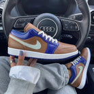 Brown Royal Blue Mint Custom Air Jordan 1-shecustomize
