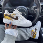 Brown Yellow Camouflage Padres Custom Air Force 1-shecustomize