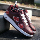 Burgundy Akatsuki Clouds Custom Air Force 1-shecustomize