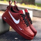 Burgundy White Custom Air Force 1-shecustomize