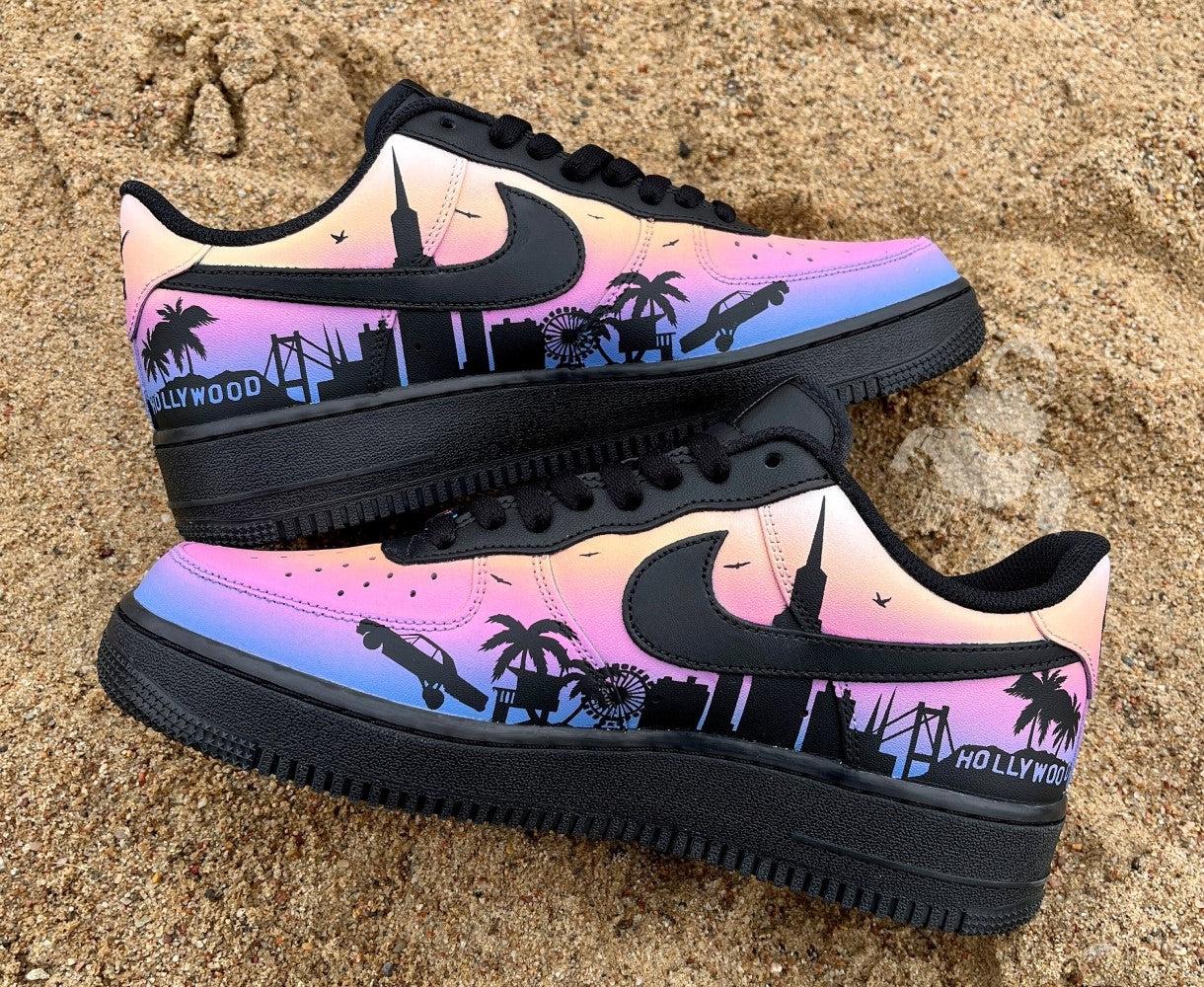 California Love Sunset Custom Air Force 1-shecustomize