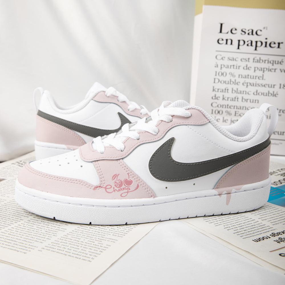 Cherry Pink Nike Count Custom Shoes Sneakers-shecustomize