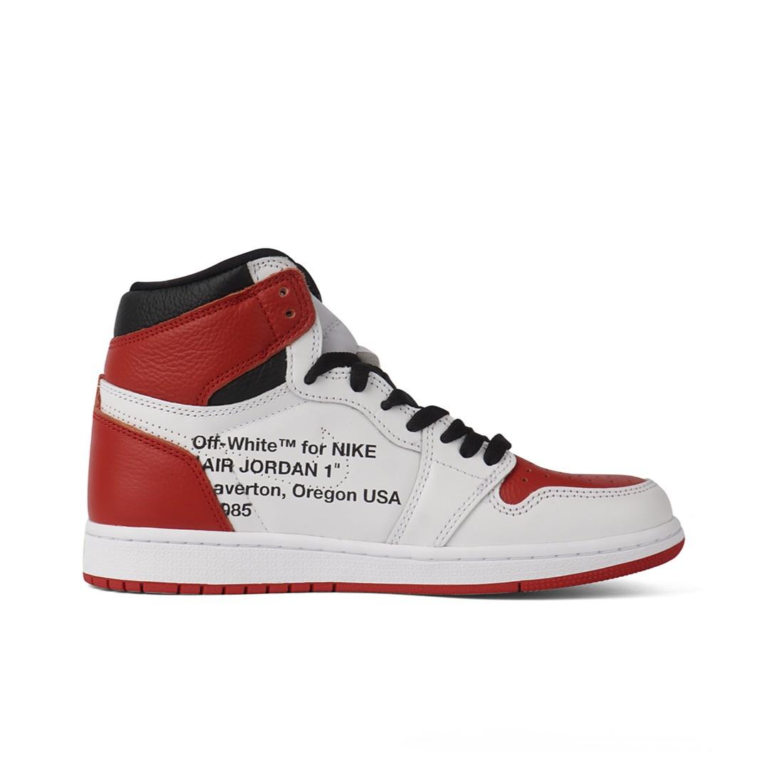 Chicago Red White Custom Air Jordan 1-shecustomize