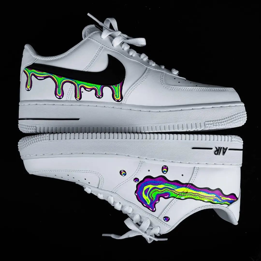 Color - Drip Custom Air Force 1-shecustomize