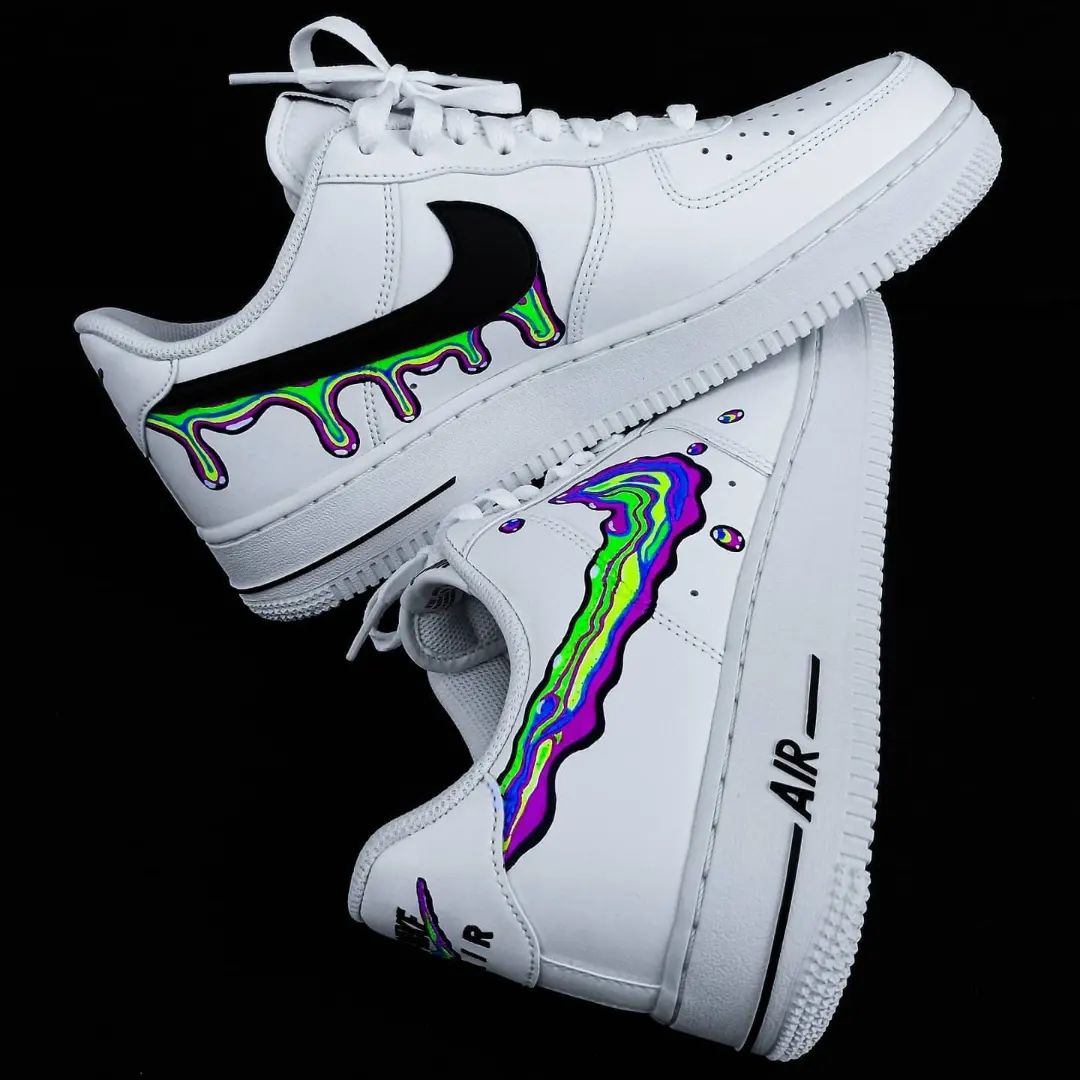 Color - Drip Custom Air Force 1-shecustomize