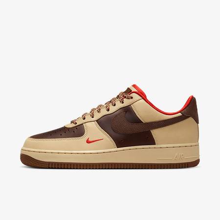 Custom Air Force 1 Beige Brown Design-shecustomize