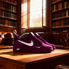 Custom Air Force 1 Berry Purple White Swoosh-shecustomize