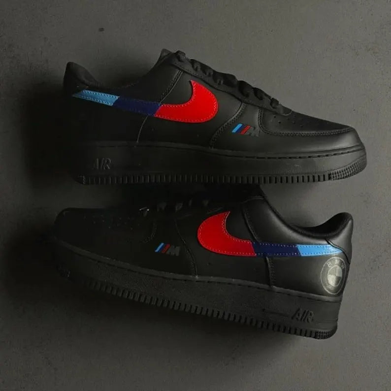 Custom Air Force 1 Black BMW M Logo