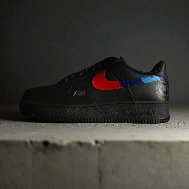 Custom Air Force 1 Black BMW M Logo