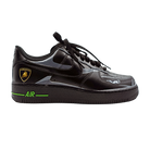 Custom Air Force 1 Black Grey Lamborghini Logo-shecustomize