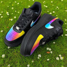 Custom Air Force 1 Black Rainbow