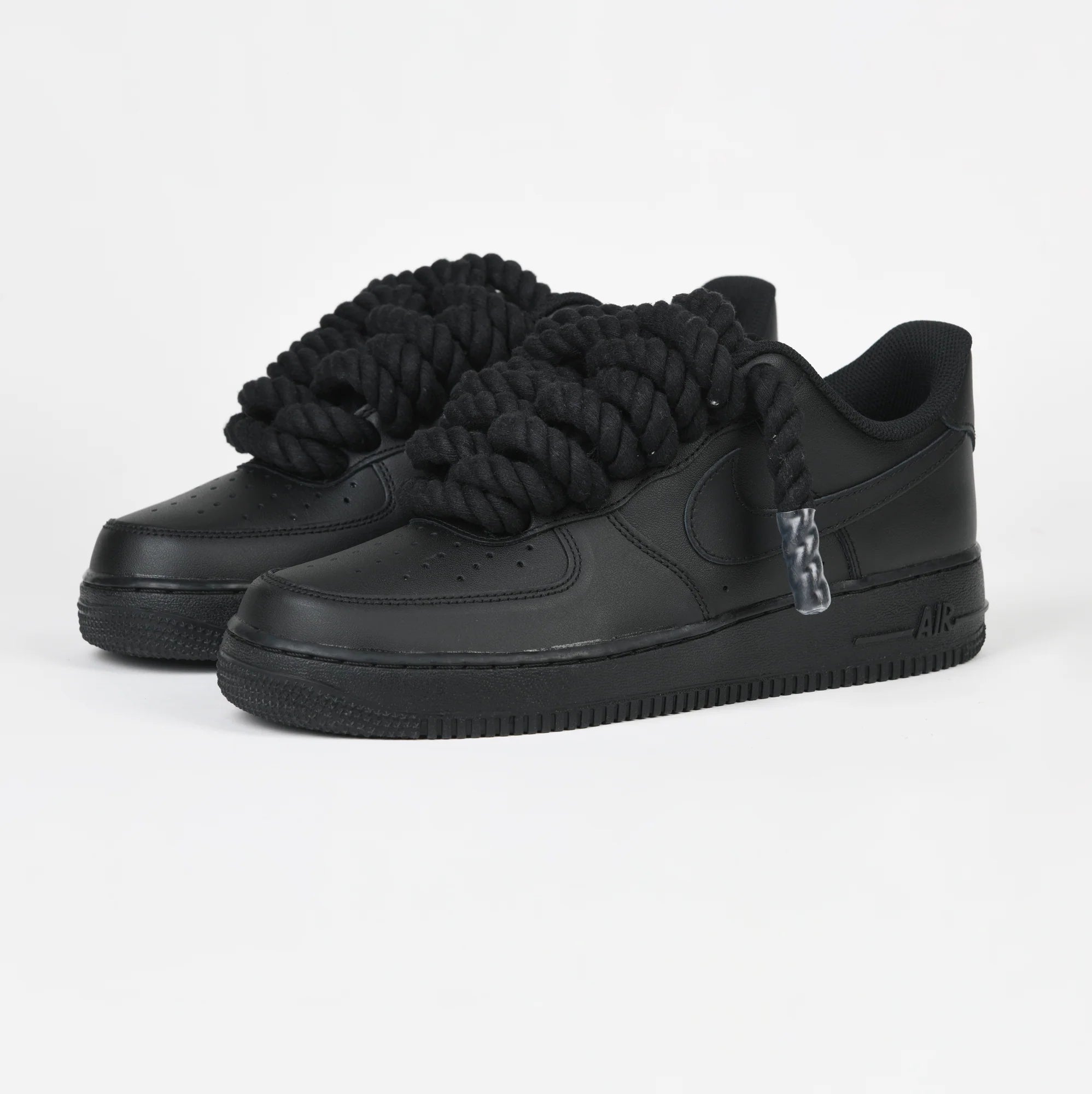 Custom Air Force 1 Black Rope-shecustomize