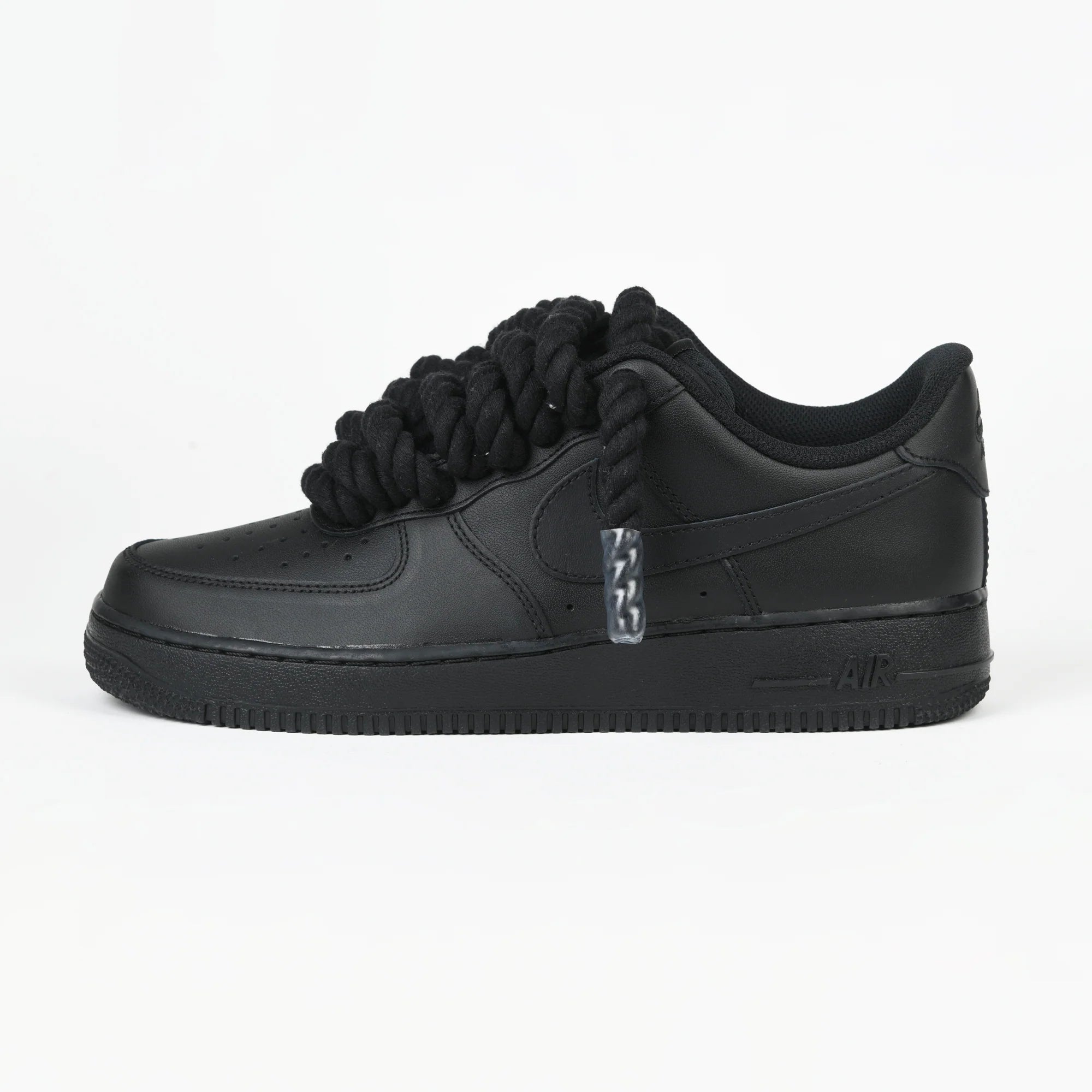 Custom Air Force 1 Black Rope-shecustomize