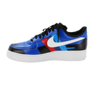 Custom Air Force 1 Blue Geometric Pattern-shecustomize