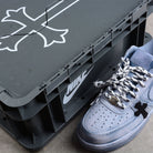 Custom Air Force 1 Blue With Crosses