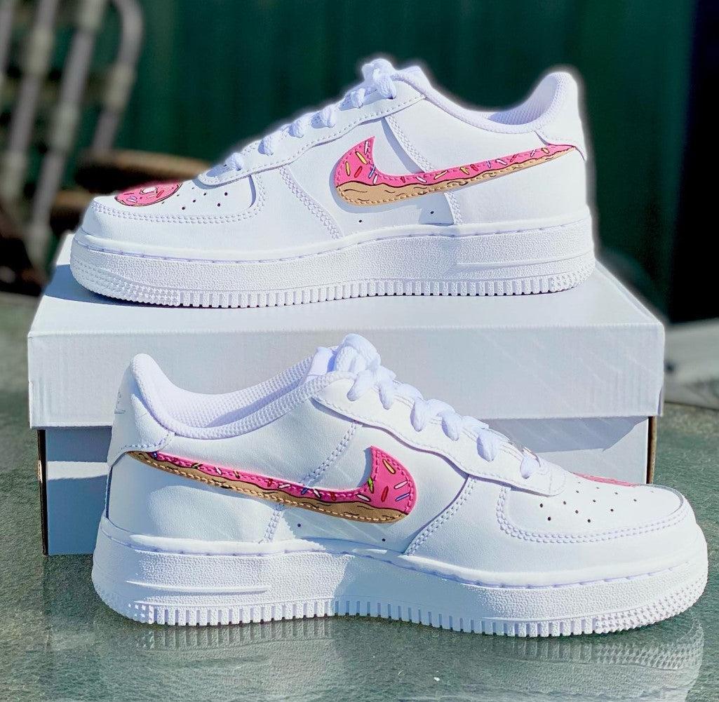 Custom Air Force 1 Donut Pink-shecustomize