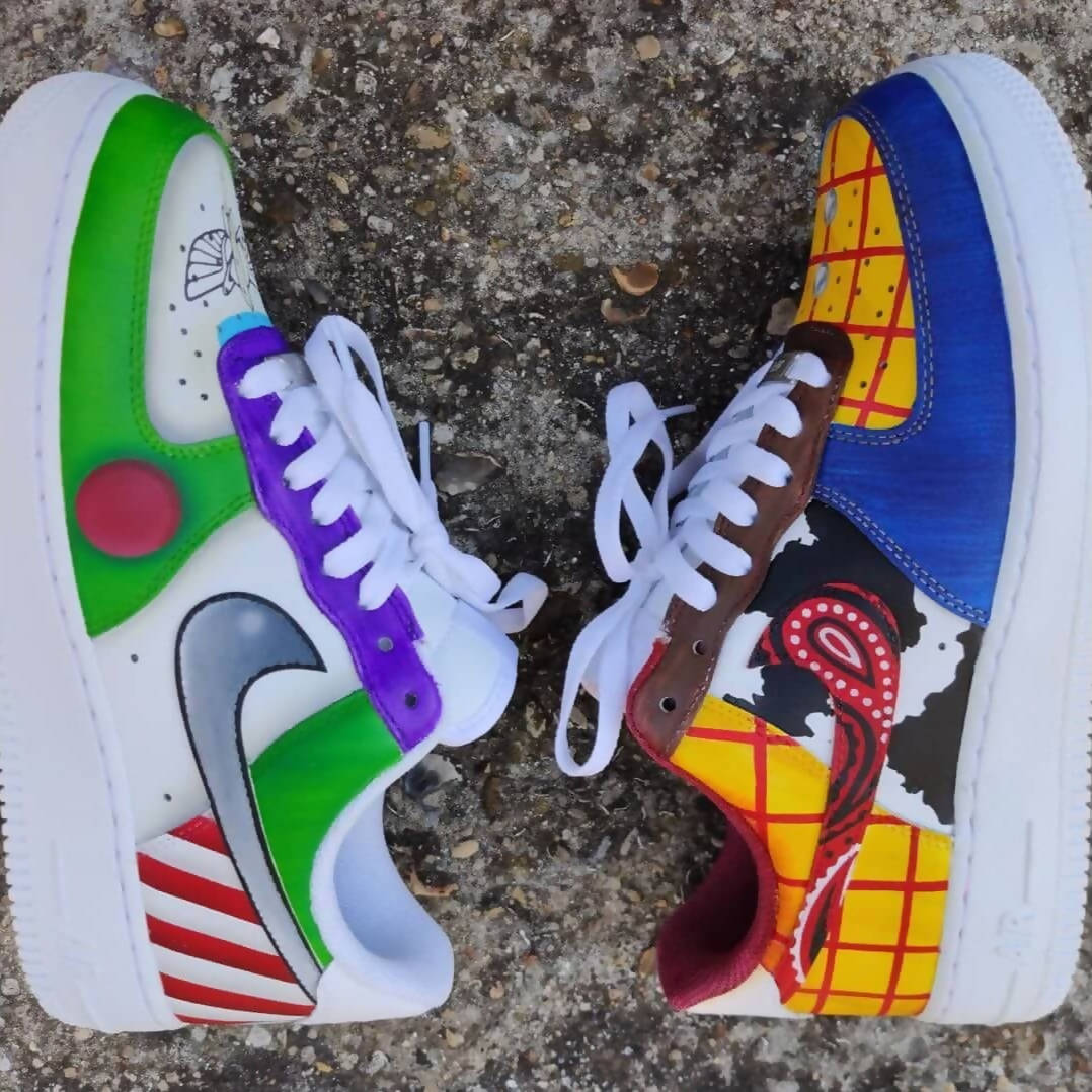 Custom Air Force 1 Multicolor Pattern
