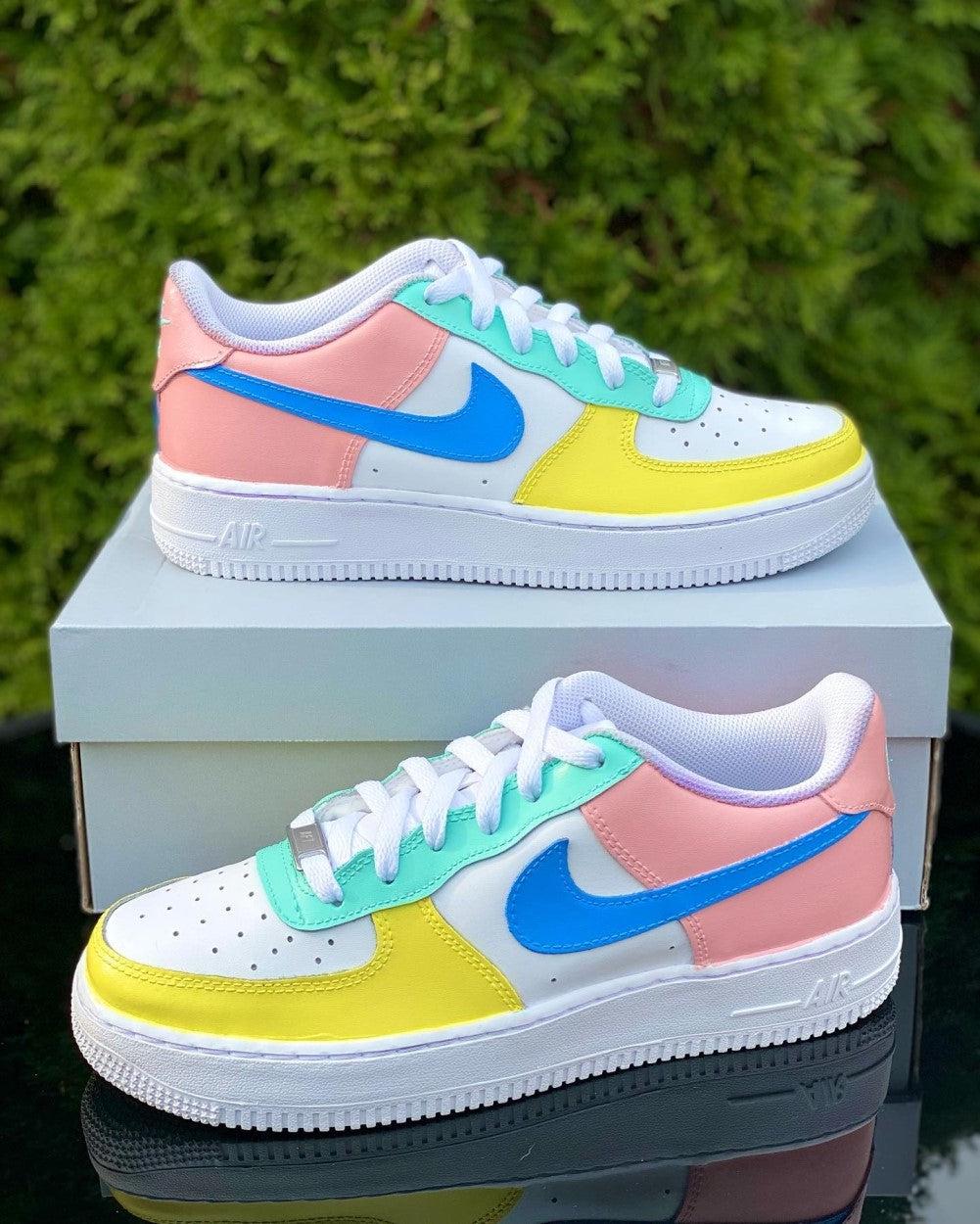 Custom Air Force 1 Pastels-shecustomize