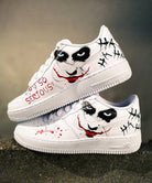 Custom Air Force 1 White Black Joker Design-shecustomize